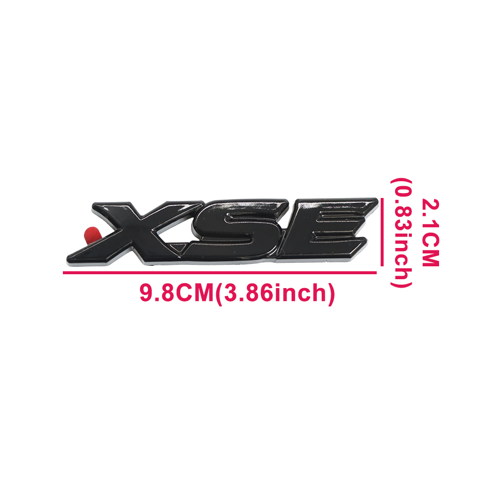 3PCS 2018-2024 CAMRY XSE Emblem Overlay Gloss Black Rear Cover Toyota 