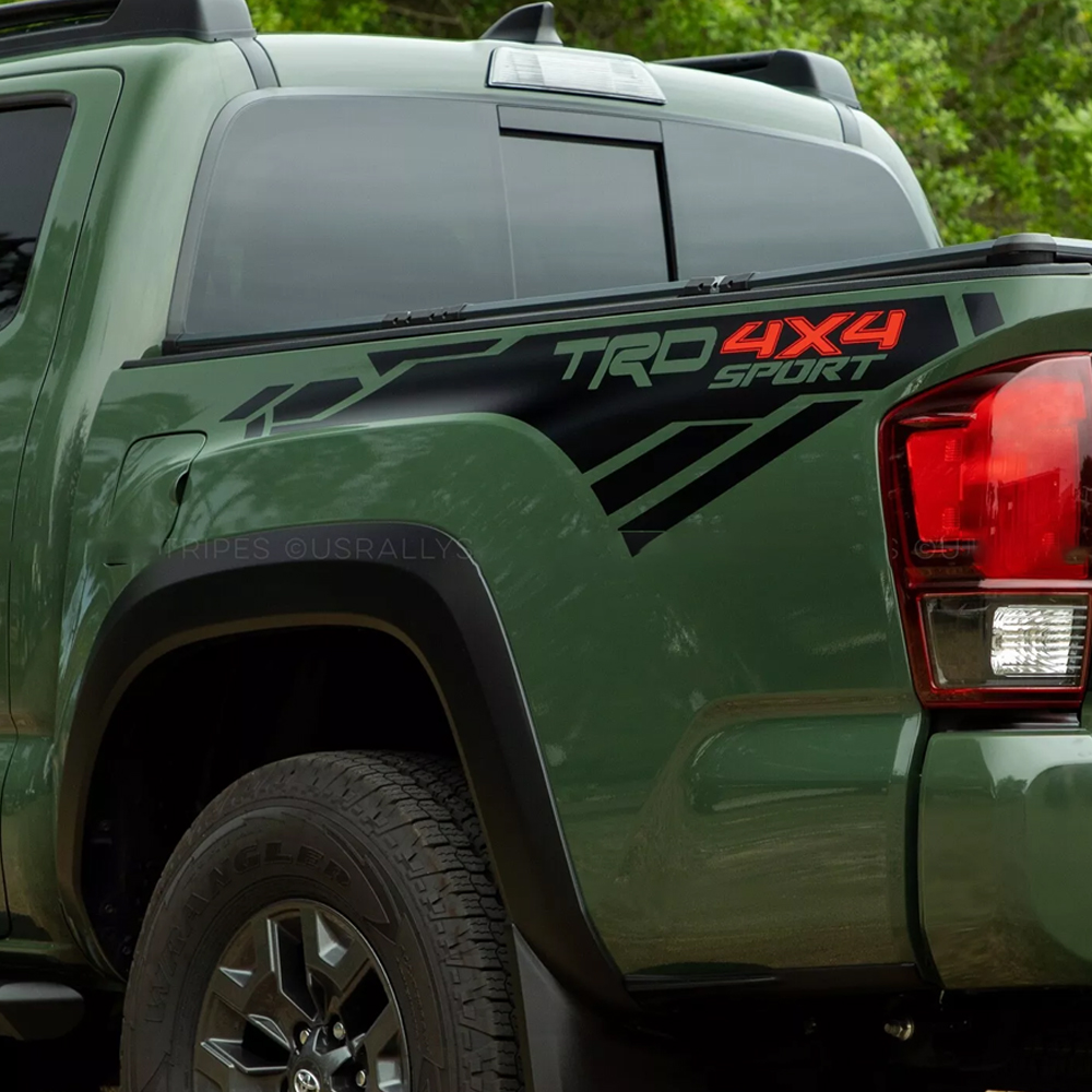 4runner Tundra Tacom TRD 4x4 Sport Vinyl Decals Bed Side Graphic Sticker Toyota
