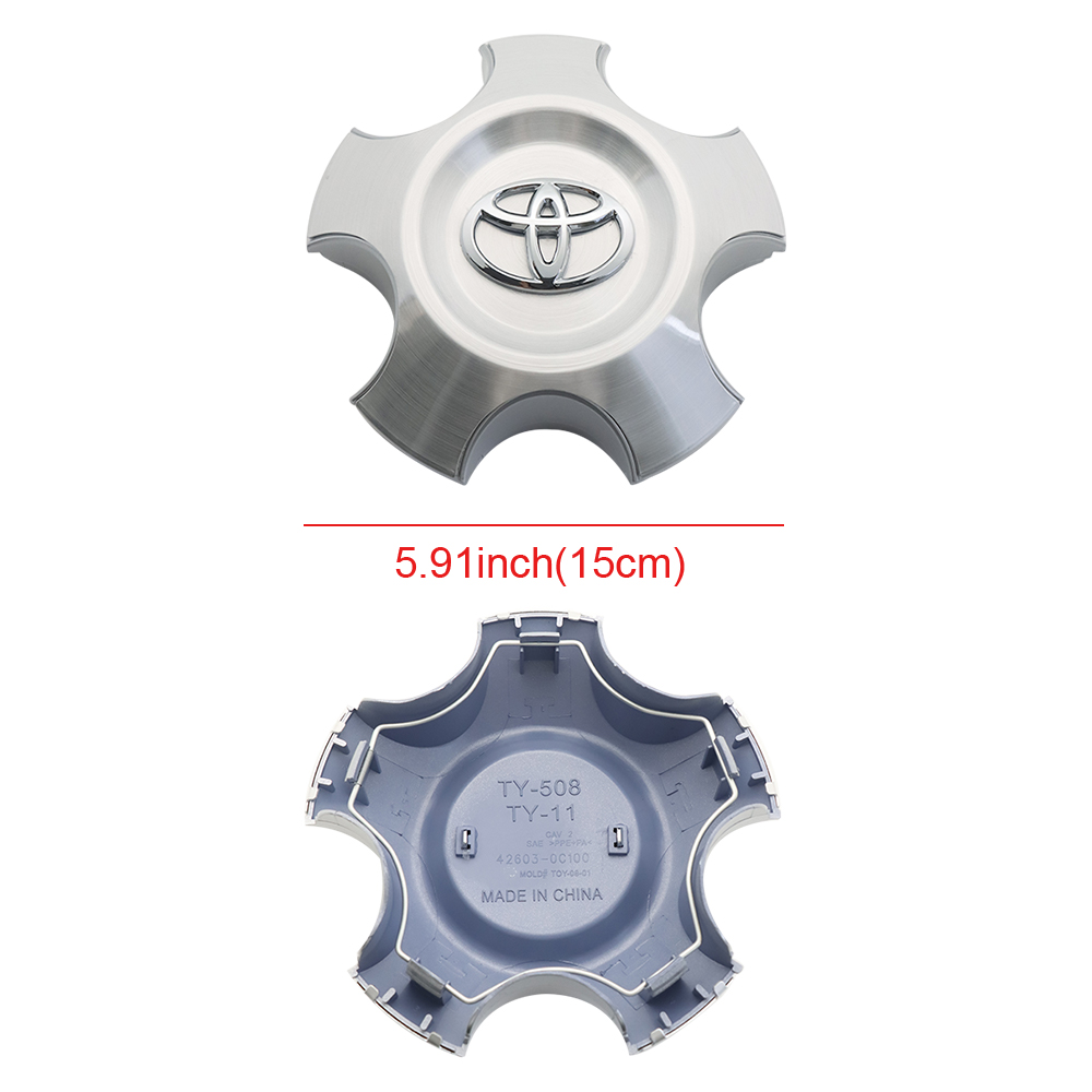 1pc 2008-2019 Tundra Sequoia Limited Plastic Center Hub Caps 20" 5-Spoke Wheels Chrome Toyota 42603-0C100