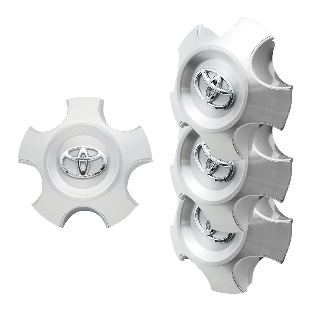 4pcs 2008-2019 Tundra Sequoia Limited Plastic Center Hub Caps 20" 5-Spoke Wheels Chrome Toyota 42603-0C100