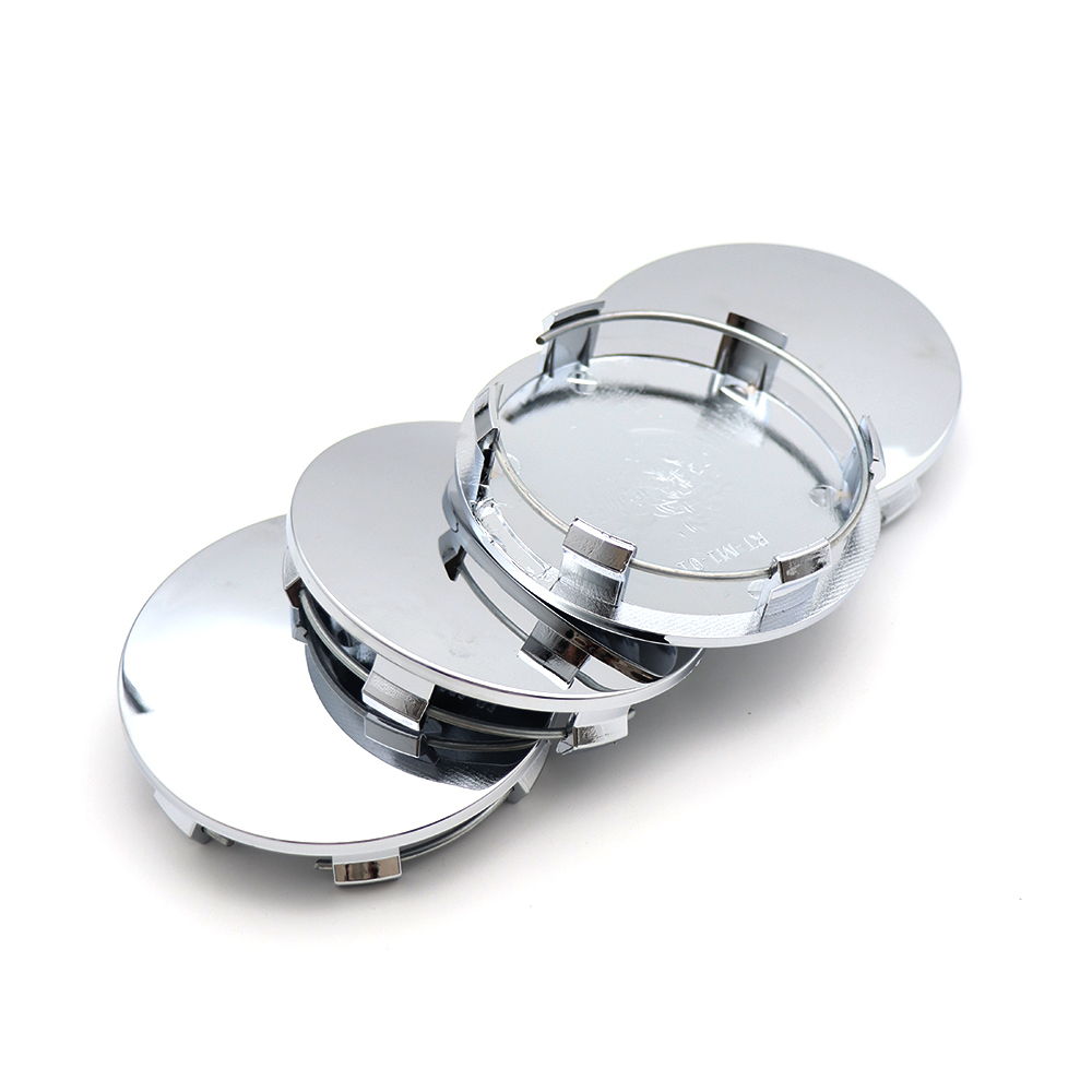 4PCS 83mm Gloss Chrome Wheel Center Caps For Silverado Suburban Tahoe