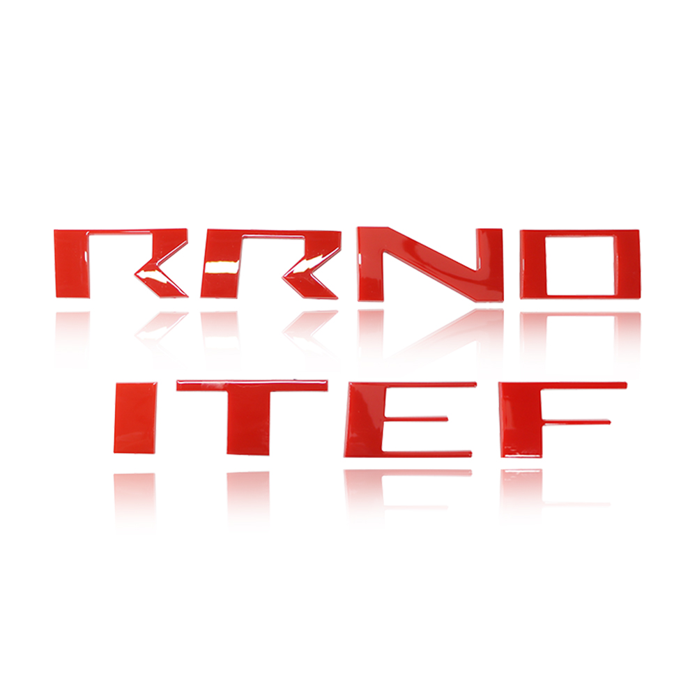 2022-2026 Frontier ABS Hood Insert Letters Matte Red Nissan