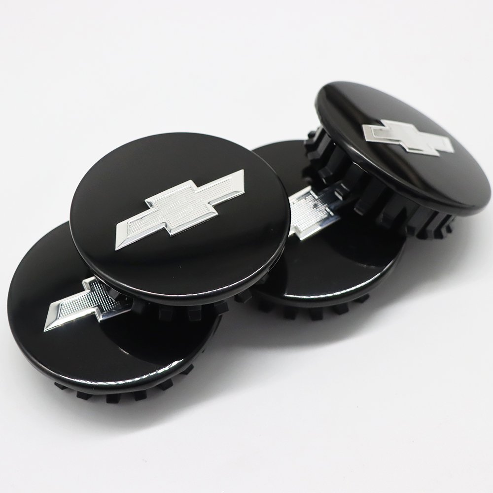 4Pcs 2018-2019 Camrao Traverse Plastic Wheel Center Caps Black Silver Chevrolet 9595010