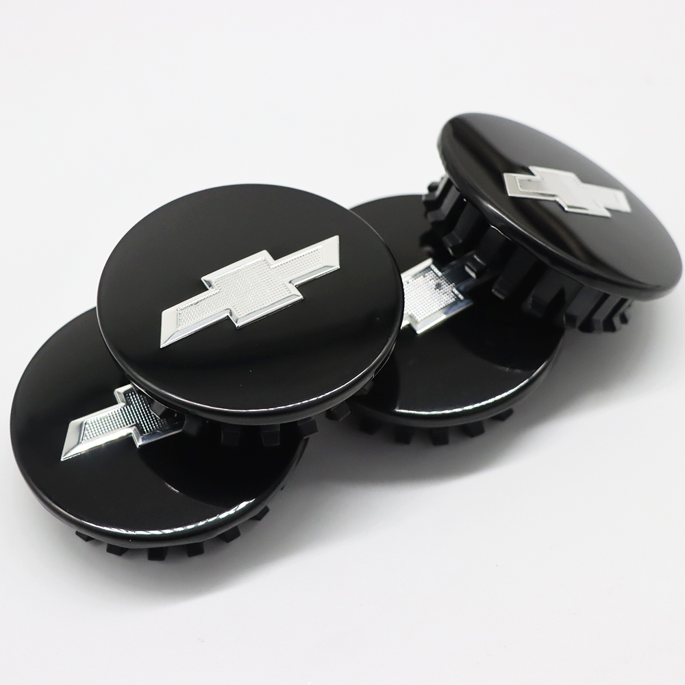 4Pcs 2018-2019 Camrao Traverse Plastic Wheel Center Caps Black Silver Chevrolet 9595010