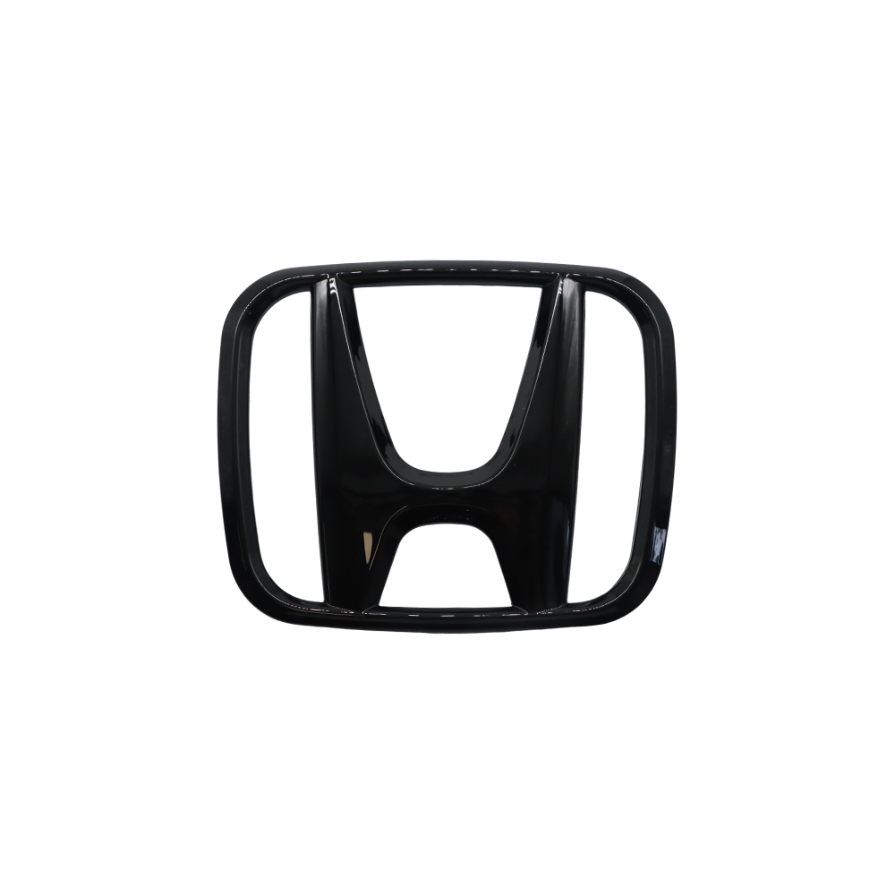 1PC 18-21 Accord 12-21 CRV 16-18 Pilot Plastic Front Grille Emblem Gloss Black Honda 75700-SZW-000