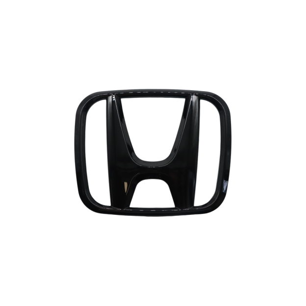 1PC 18-21 Accord 12-21 CRV 16-18 Pilot Plastic Front Grille Emblem Gloss Black Honda 75700-SZW-000