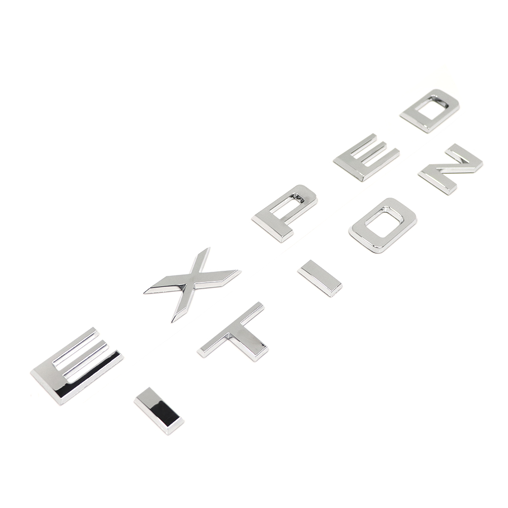 2022-2024 Expedition Front Hood / Tailgate Letters ABS Chrome Ford 3D Raised Stickers Decals
