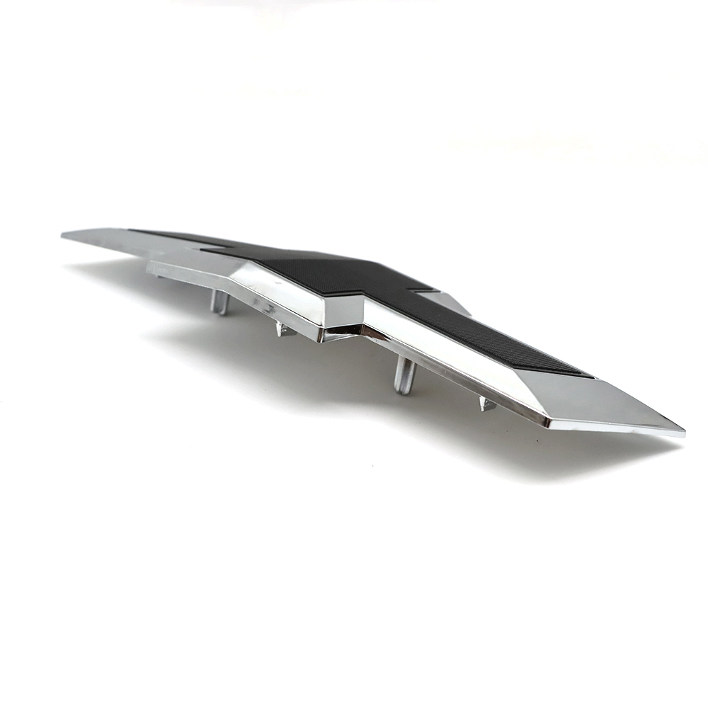 1Pc 2019-2021 Silverado 1500 ABS Plastic Front Grille Emblem Chrome Black Chevrolet