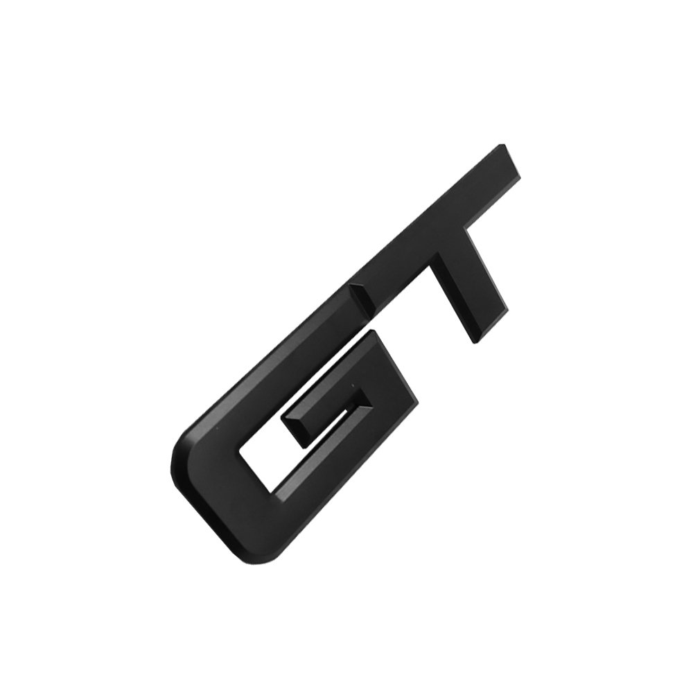 2015-2022 Mustang GT Tailgate Badge ABS Matte Black Ford 3D Rear Trunk Sticker Decal Nameplate