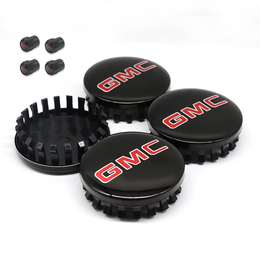  83mm Center Cap&Valve Caps  for GMC Sierra, Yukon & Chevrolet Silverado, Tahoe | OE# 22837060