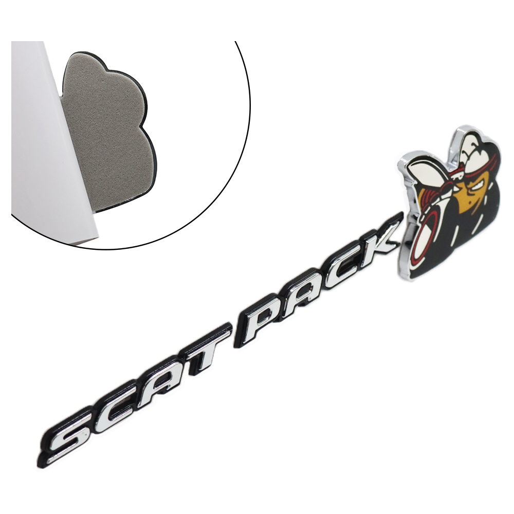 2019-2023 Charger Challenger Hellcat SRT SCAT PACK Bee Rear Trunk Badges Dodge 68633342AA
