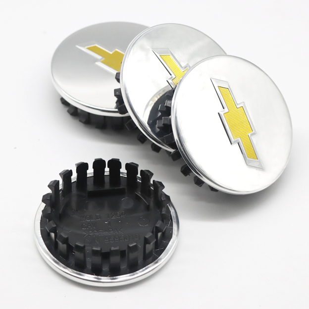 4Pcs 2016-2019 Colorado Camaro ABS Plastic Wheel Center Caps Silver Yellow Chevrolet 9595010