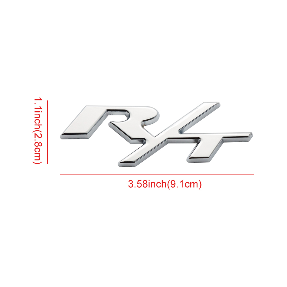 2Pcs 2006-2017 Charger Durango Avenger R/T Letter Side Fender ABS Chrome Dodge 4806327AC