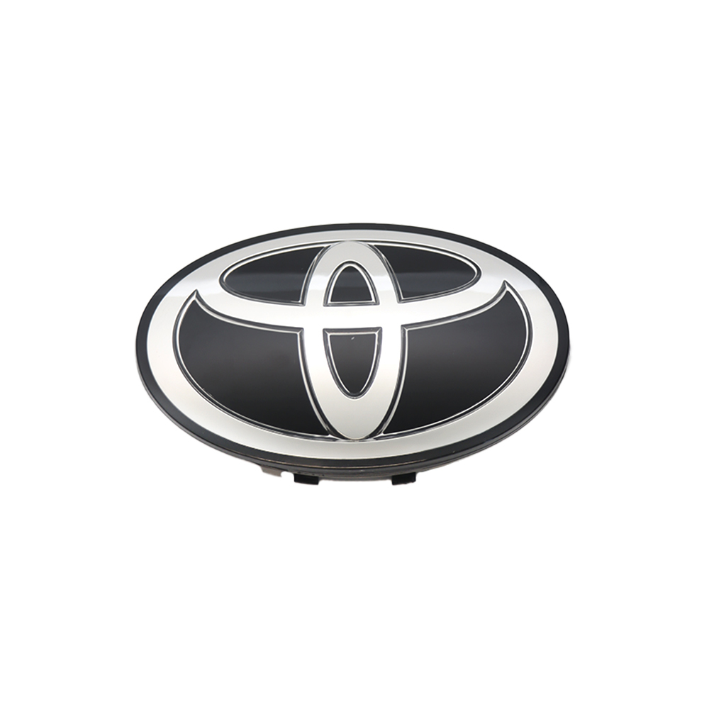 1PC 2015-2021 Land Cruiser 2017-2020 Tacoma 2017-2019 Tundra Front Grille Emblem Bumper Badge Silver Black Toyota 53141-71010 
