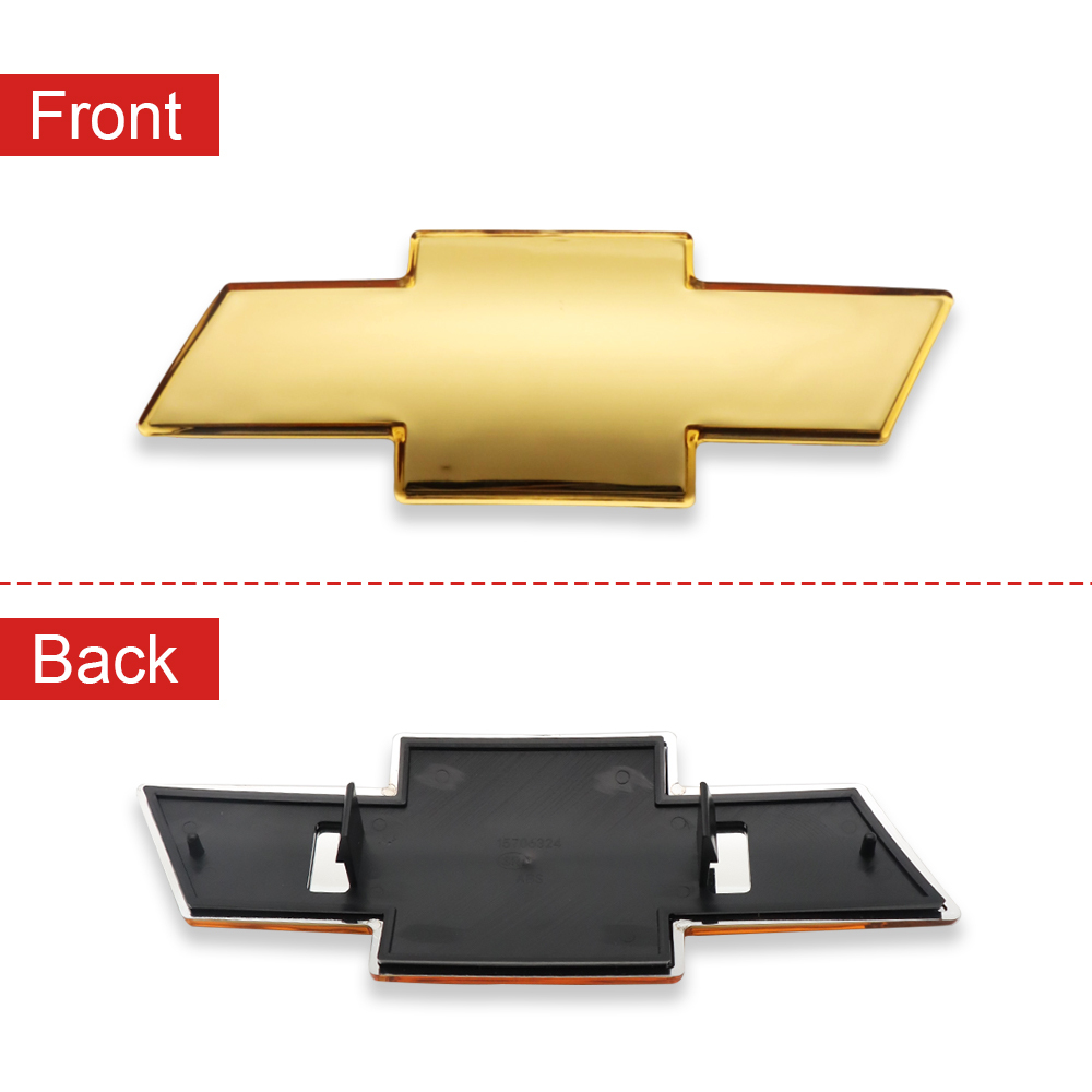 1PC 99-02 Silverado 00-06 Tahoe Suburban Plastic Front Grille Emblem Gold Chevrolet 12335633