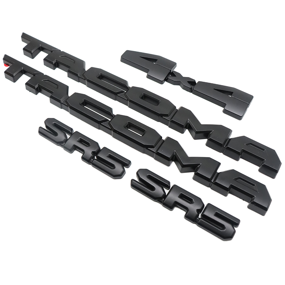 5PCS 2024-2025 Tacoma SR5 4x4 Emblem Overlay Door Side Nameplate Toyota