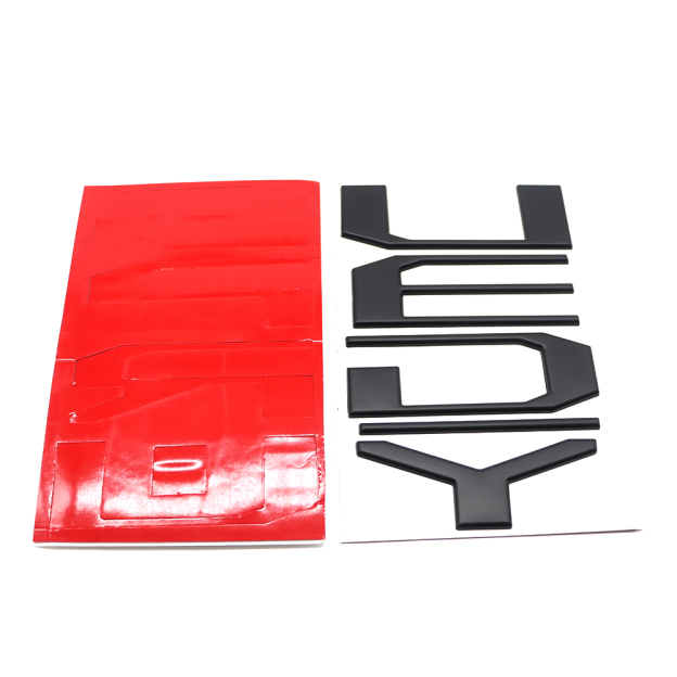 2023-2025 Super Duty Silicone Tailgate Letter Matte Black VPC3Z-9942528-HA