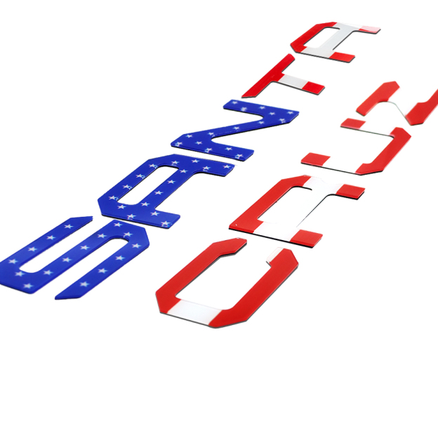 2022-2025 Santa Cruz Acrylic Tailgate Insert Letter US Flag Hyundai 