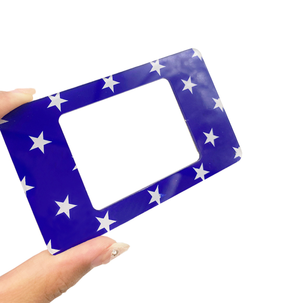 2022-2026 Frontier Acrylic Tailgate Insert Letters Blue Red USA Flag Nissan T99G8-9BU1B