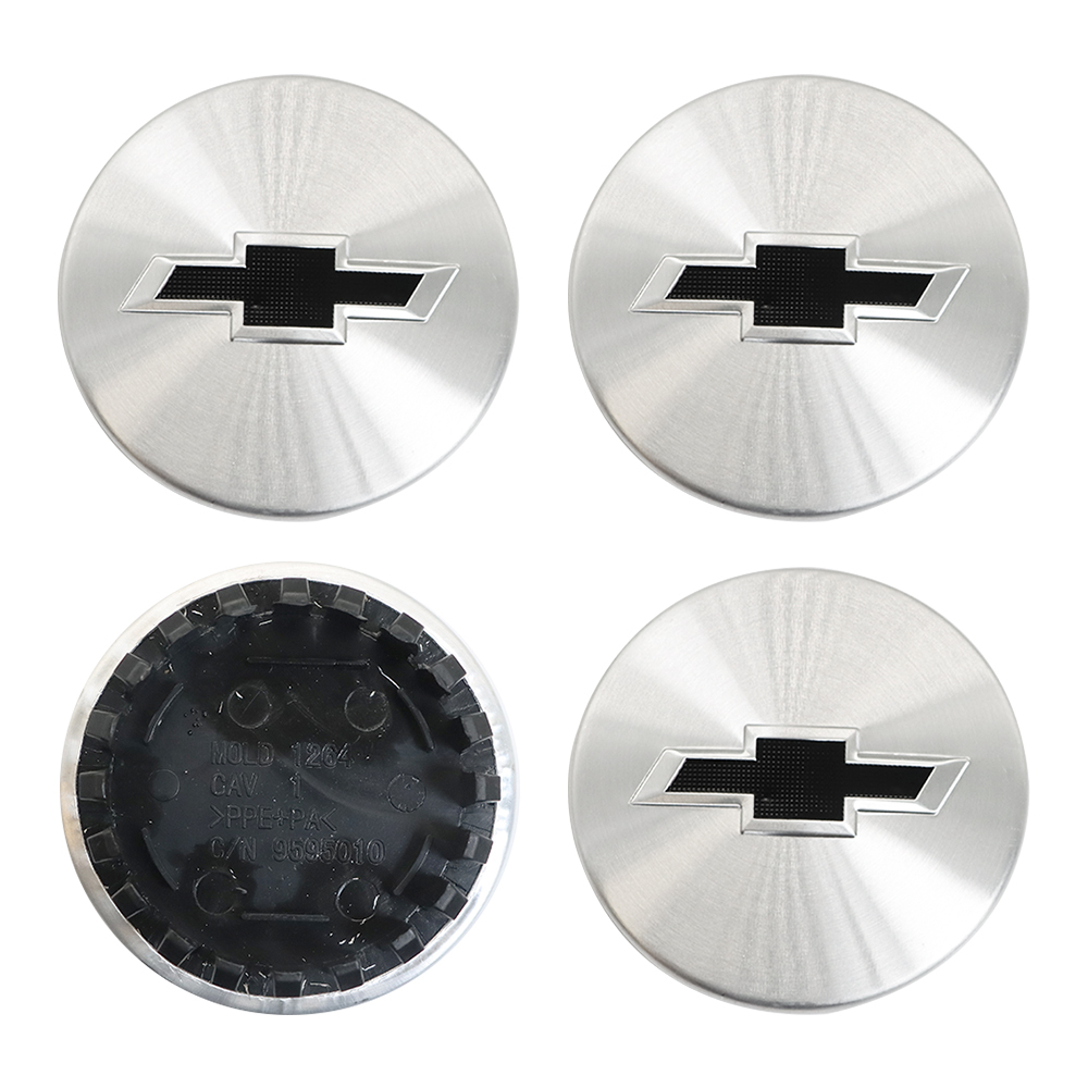 4Pcs 2016-2017 Colorado Equinox ABS Plastic Wheel Center Caps Chrome Black Chevrolet 9595010