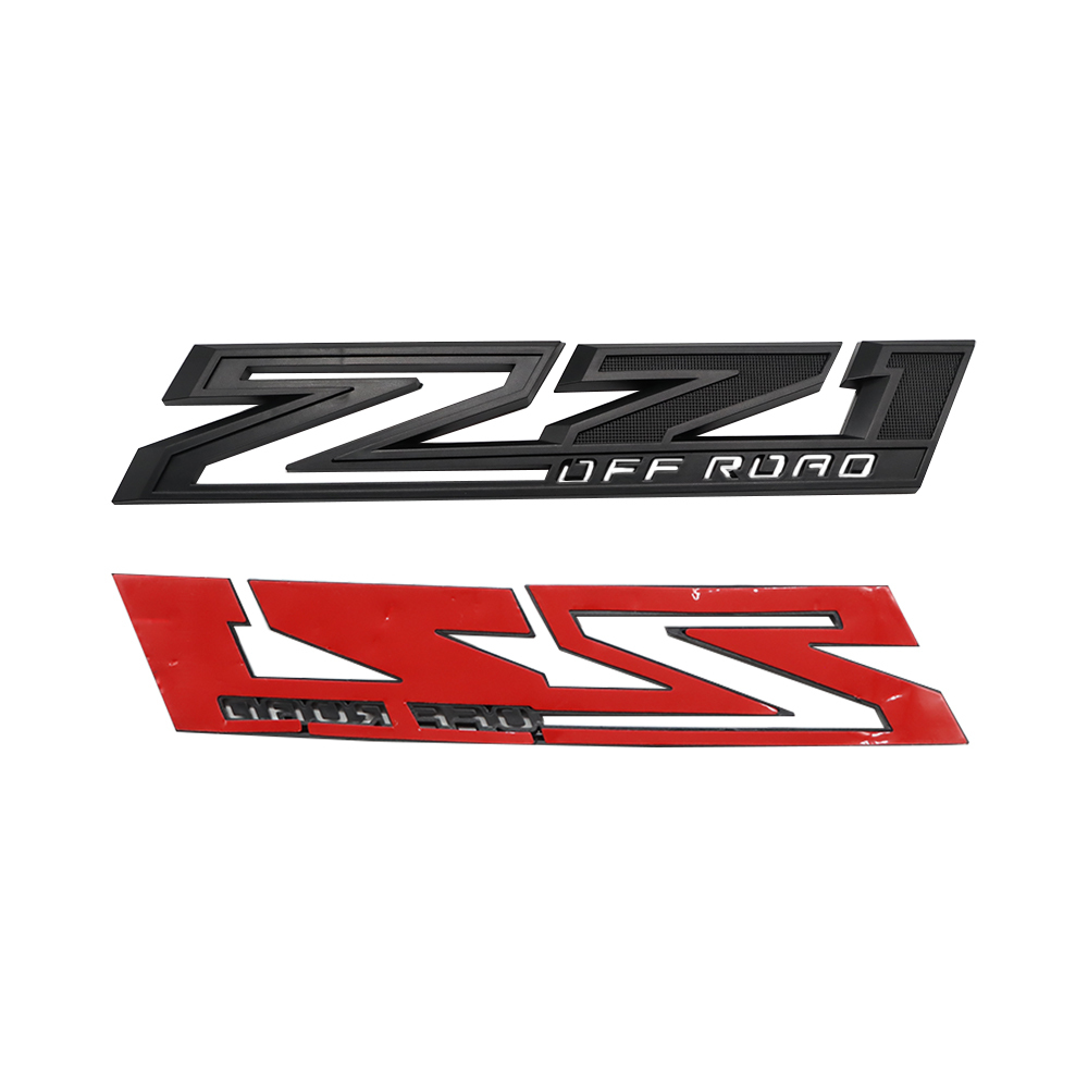 2PCS 2019-2025 Silverado Z71 Plastic Z71 Off Road Door Side Fender Letter Chevrolet 84557549