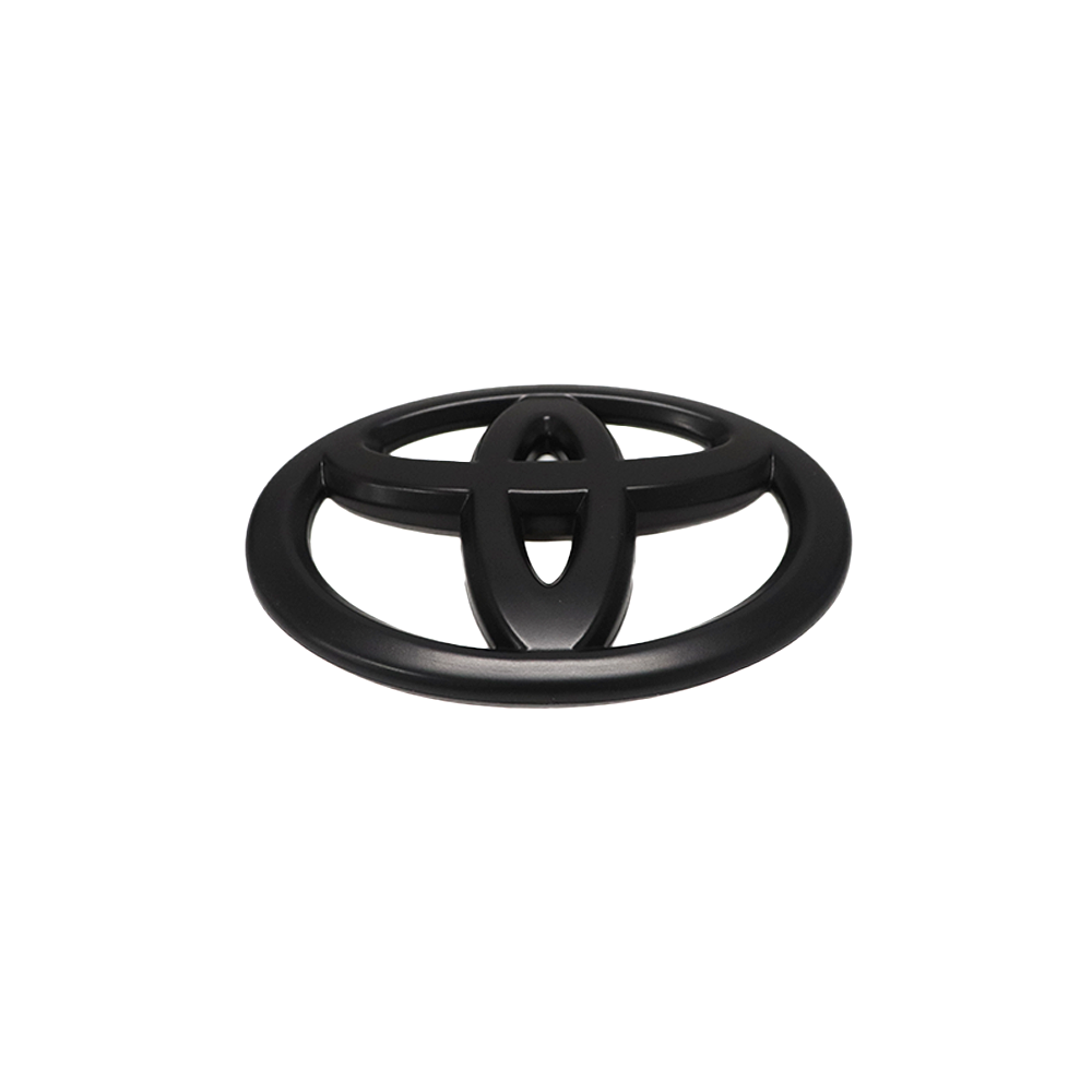 1pc 2010-2020 4Runner Plastic Rear Tailgate Overlay Emblem Matte Black Toyota PT948-89190-02