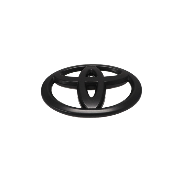 1pc 2010-2020 4Runner Plastic Rear Tailgate Overlay Emblem Matte Black Toyota PT948-89190-02