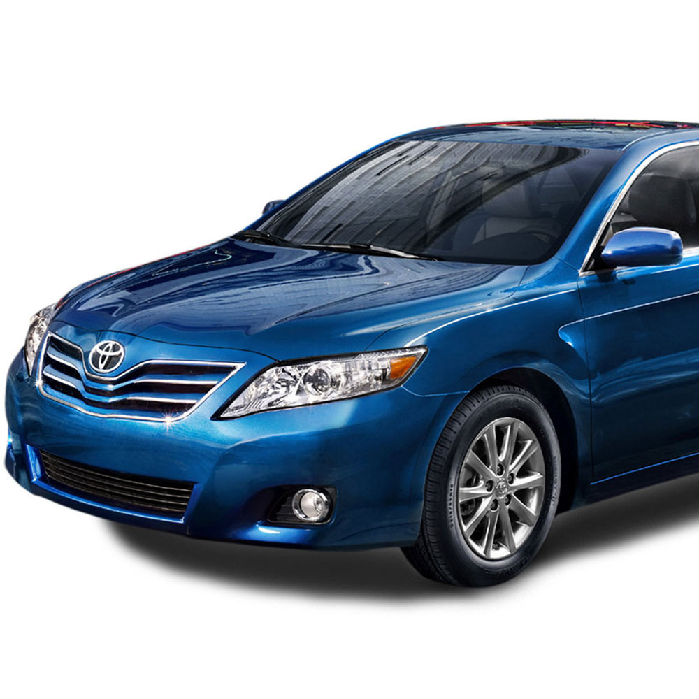 1pc 2010-2011 Camry Plastic 3D Raised Front Grill Emblem Bumper Emblem Black Chrome Toyota 75311-06100 