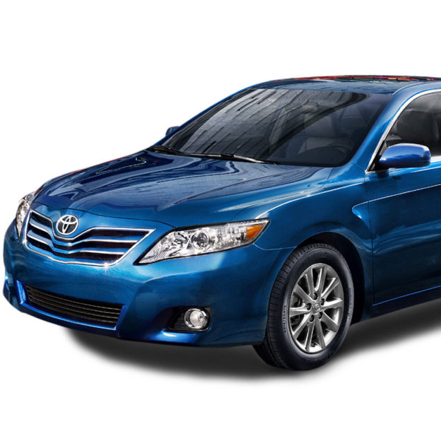 1pc 2010-2011 Camry Plastic 3D Raised Front Grill Emblem Bumper Emblem Black Chrome Toyota 75311-06100 