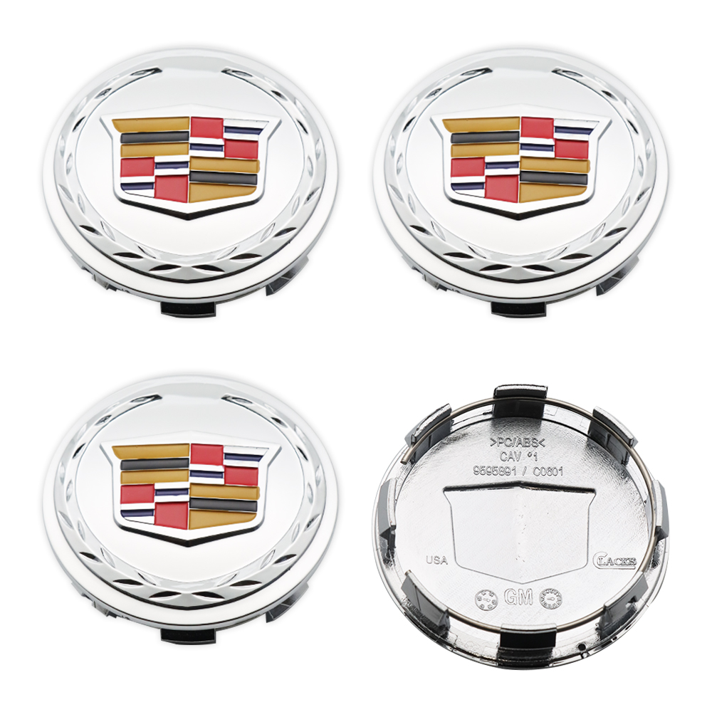 4PCS 2007-2013 Cadillac Escalade ESV EXT Plastic 83mm 3.25in Wheel Center Cap Cadillac
