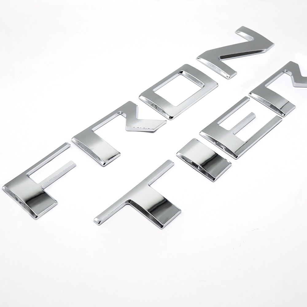 2022-2026 Frontier Chrome Tailgate Insert Letters Gloss Silver Nissan T99G8-9BU1B