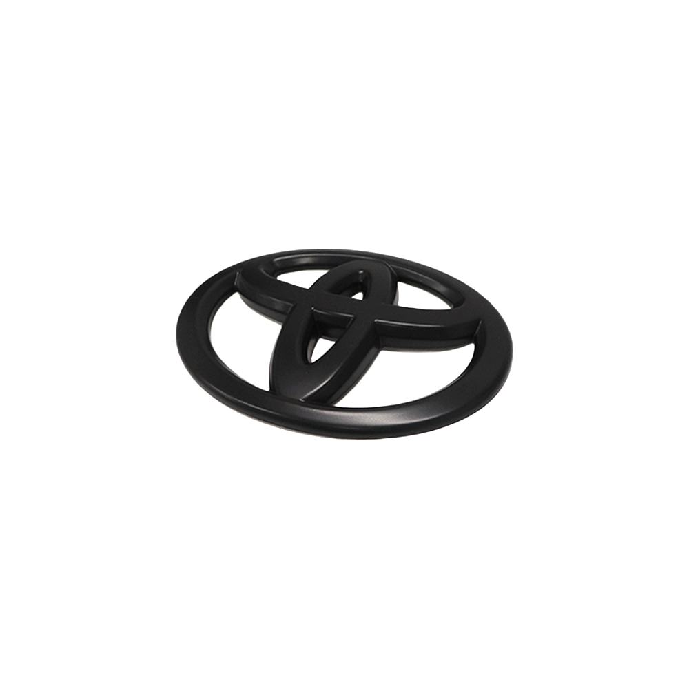 1pc 2010-2020 4Runner Plastic Rear Tailgate Overlay Emblem Matte Black Toyota PT948-89190-02