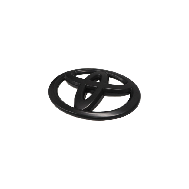 1pc 2010-2020 4Runner Plastic Rear Tailgate Overlay Emblem Matte Black Toyota PT948-89190-02