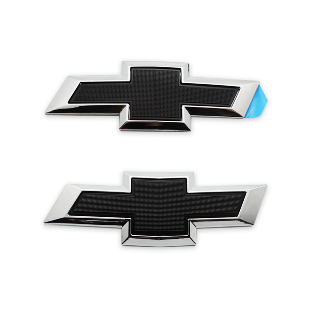 2PCS 2016-2018 Malibu Plastic Front Bumper Grille Emblem Black Chevrolet 84337320