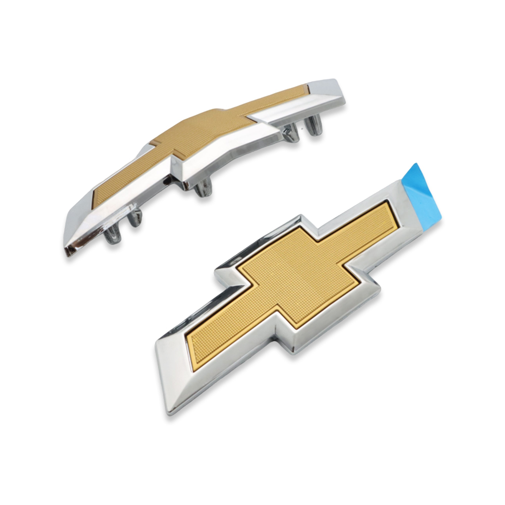 2PCS 2016-2018 Malibu Plastic Front Bumper Grille Emblem Gold Chevrolet 84337320