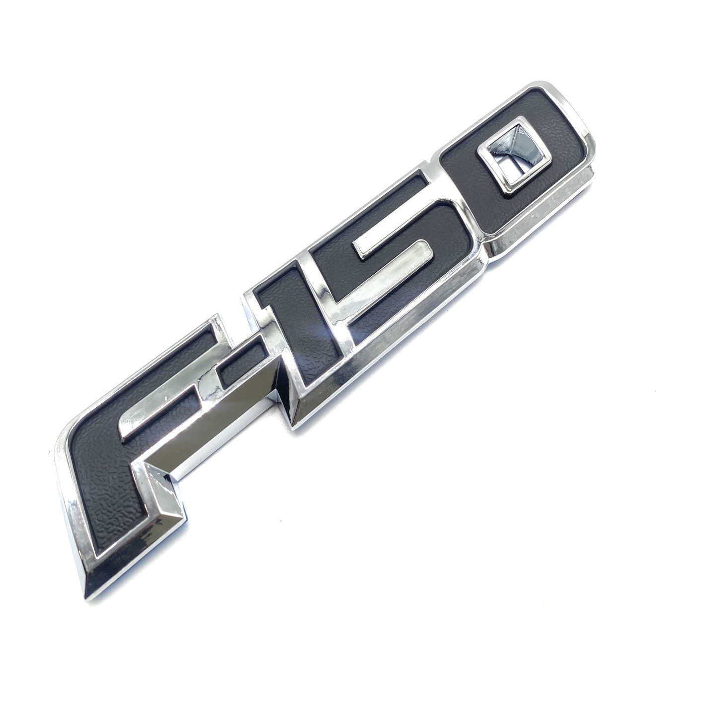 2009-2014 F-150 XLT Raptor Rear Tailgate Badge ABS Black Chrome Ford Trunk Lid Inserts Self-Adhesive Nameplate