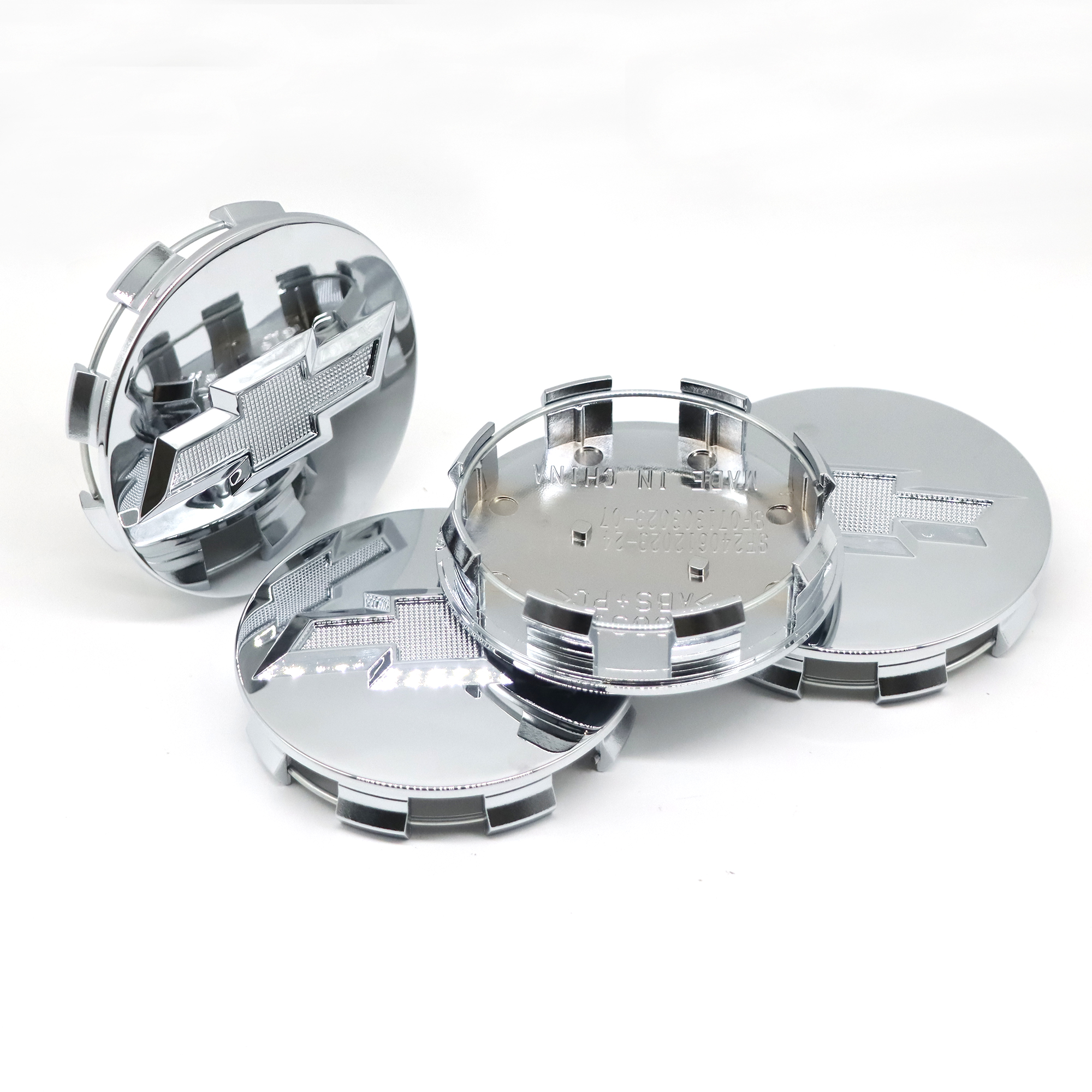 4Pcs 2014-2019 Silverado Suburban Tahoe Plastic Wheel Center Caps Chrome Chevrolet 83mm