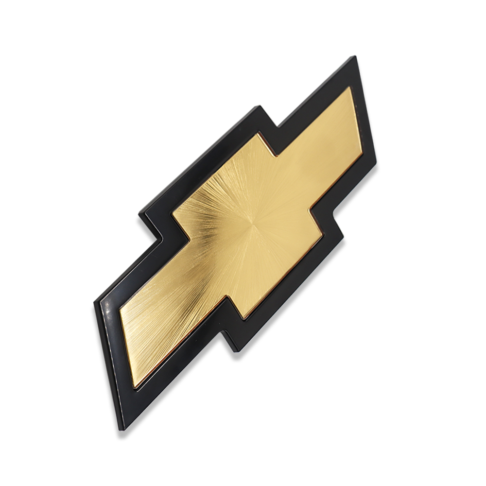2003-2024 Express 1500 2500 3500 Plastic Bowtie Front Grille Emblem Black Gold Chevrolet 25727580