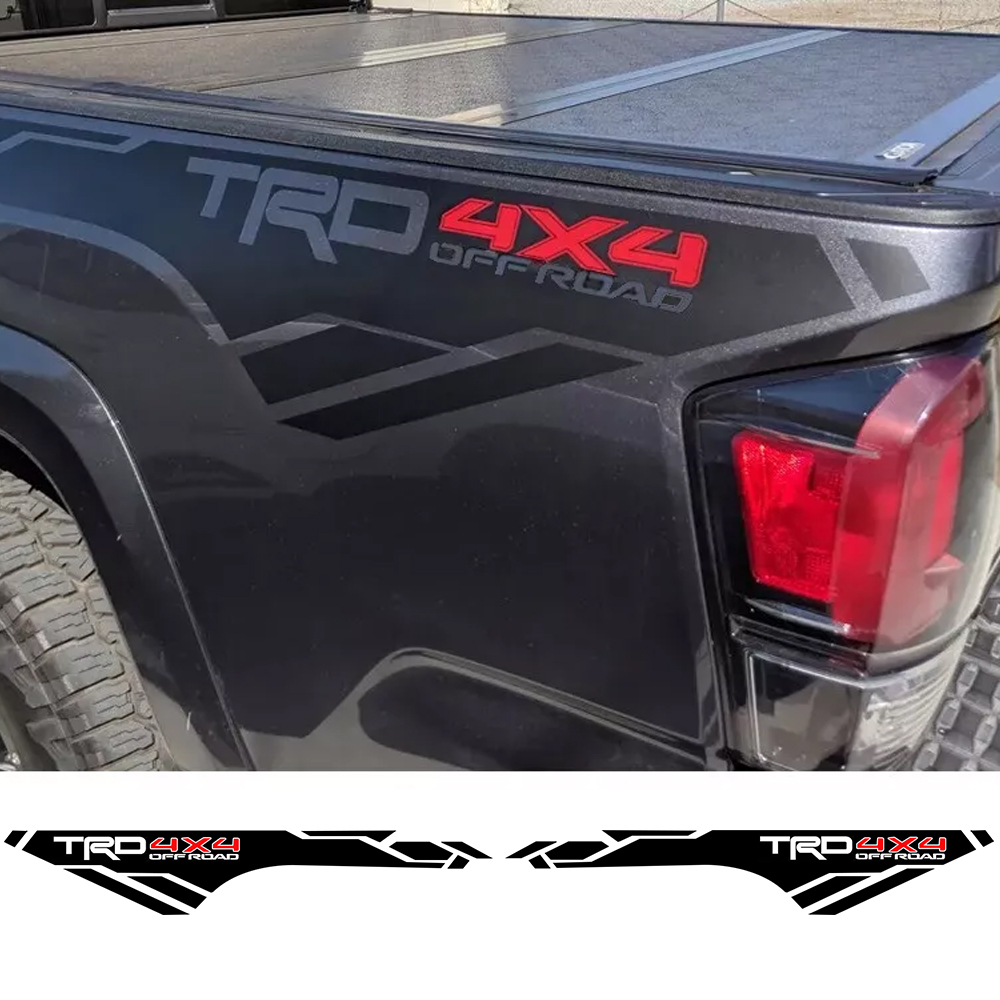 4runner Tundra Tacom TRD Off road 4x4 Vinyl Decals Bed Side Graphic Sticker Toyota