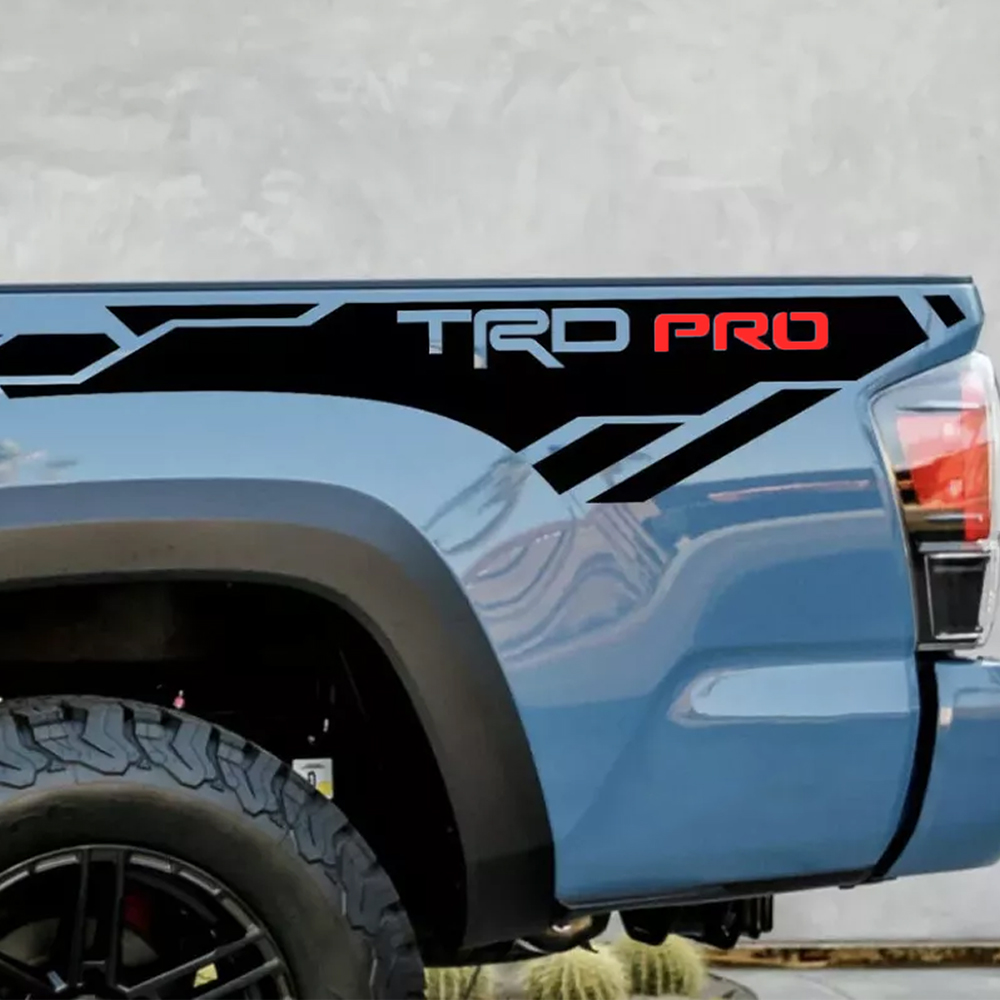 4runner Tundra Tacoma TRD PRO Vinyl Decals Bed Side Graphic Sticker Toyota
