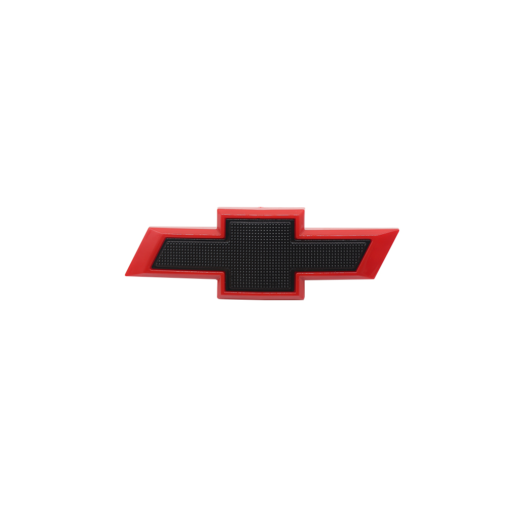 1Pc 2019-2024 Silverado Plastic Front Bowtie Grille Emblem Black Red Chevy 84293092
