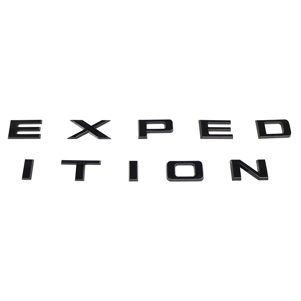 2022-2024 Expedition Front Hood / Tailgate Letters ABS Chrome Ford 3D Raised Stickers Decals