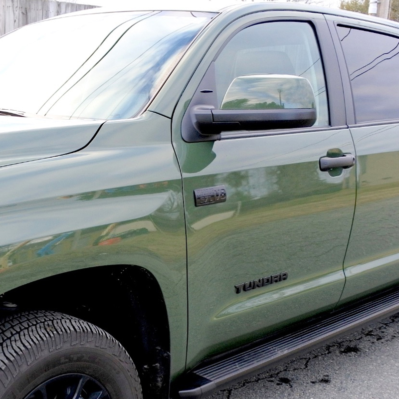 2PCS 2014-2021 TUNDRA ABS Blackout 3D Side Door Nameplate Letter Matte Black Toyota PT948-34223-02