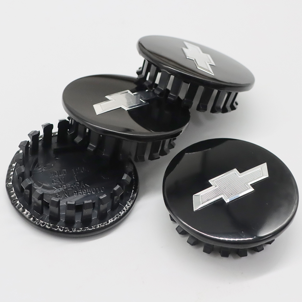 4Pcs 2018-2019 Camrao Traverse Plastic Wheel Center Caps Black Silver Chevrolet 9595010