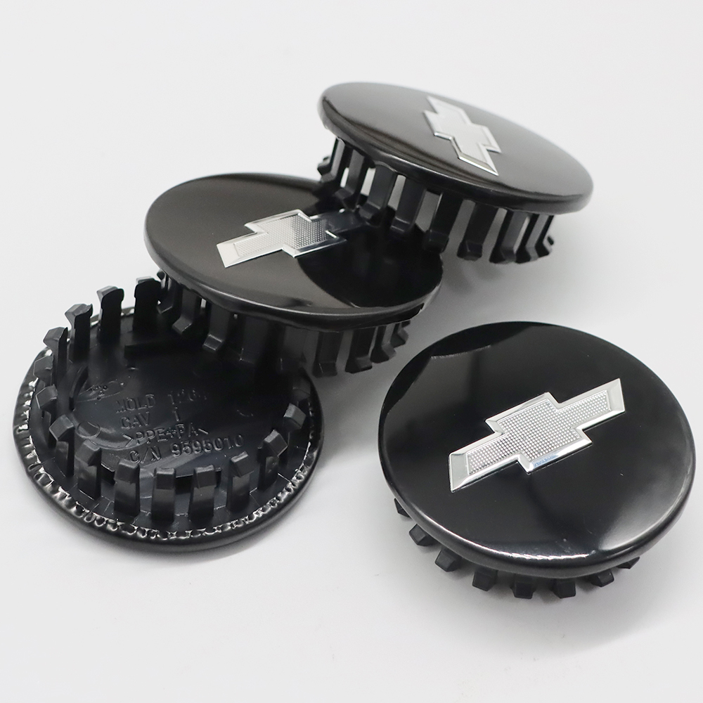 4Pcs 2018-2019 Camrao Traverse Plastic Wheel Center Caps Black Silver Chevrolet 9595010