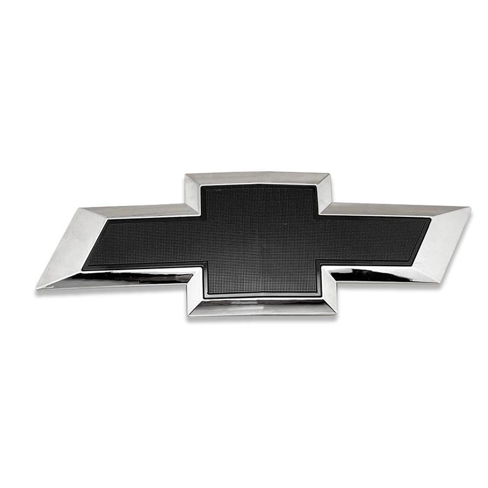 2015-2019 Silveado 1500 2500HD 3500HD ABS Plastic Front Grille Bowtie Emblem Black Chrome Chevrolet 23303574 