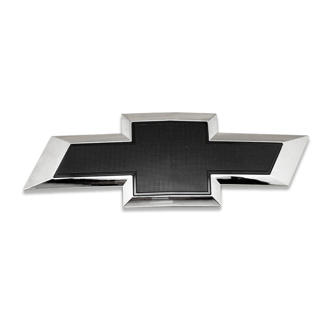 2015-2019 Silveado 1500 2500HD 3500HD ABS Plastic Front Grille Bowtie Emblem Black Chrome Chevrolet 23303574 