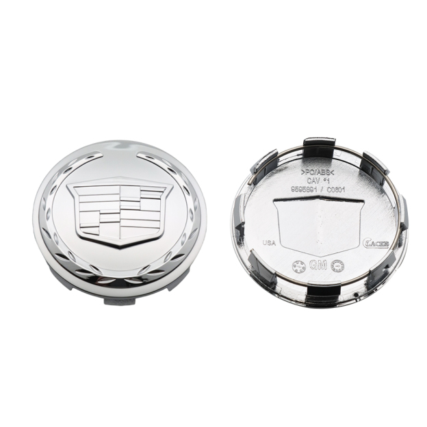 4PCS 2007-2013 Cadillac Escalade ESV EXT Plastic 83mm 3.25in Wheel Center Cap Chrome Cadillac
