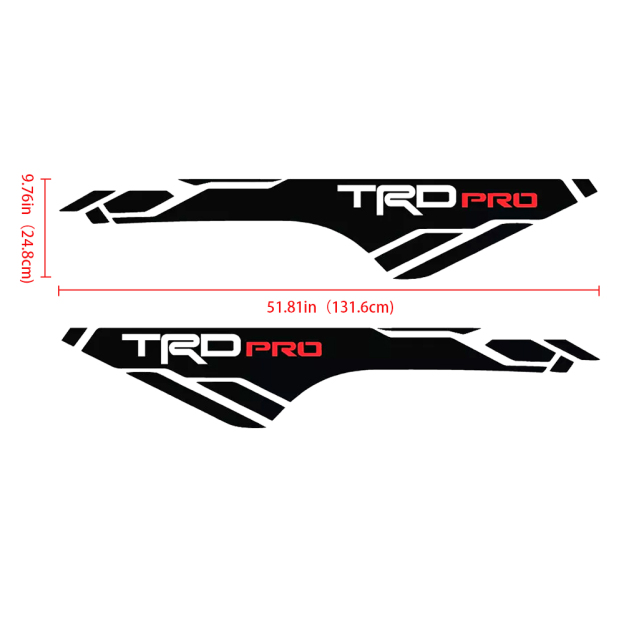 4runner Tundra Tacoma TRD PRO Vinyl Decals Bed Side Graphic Sticker Toyota