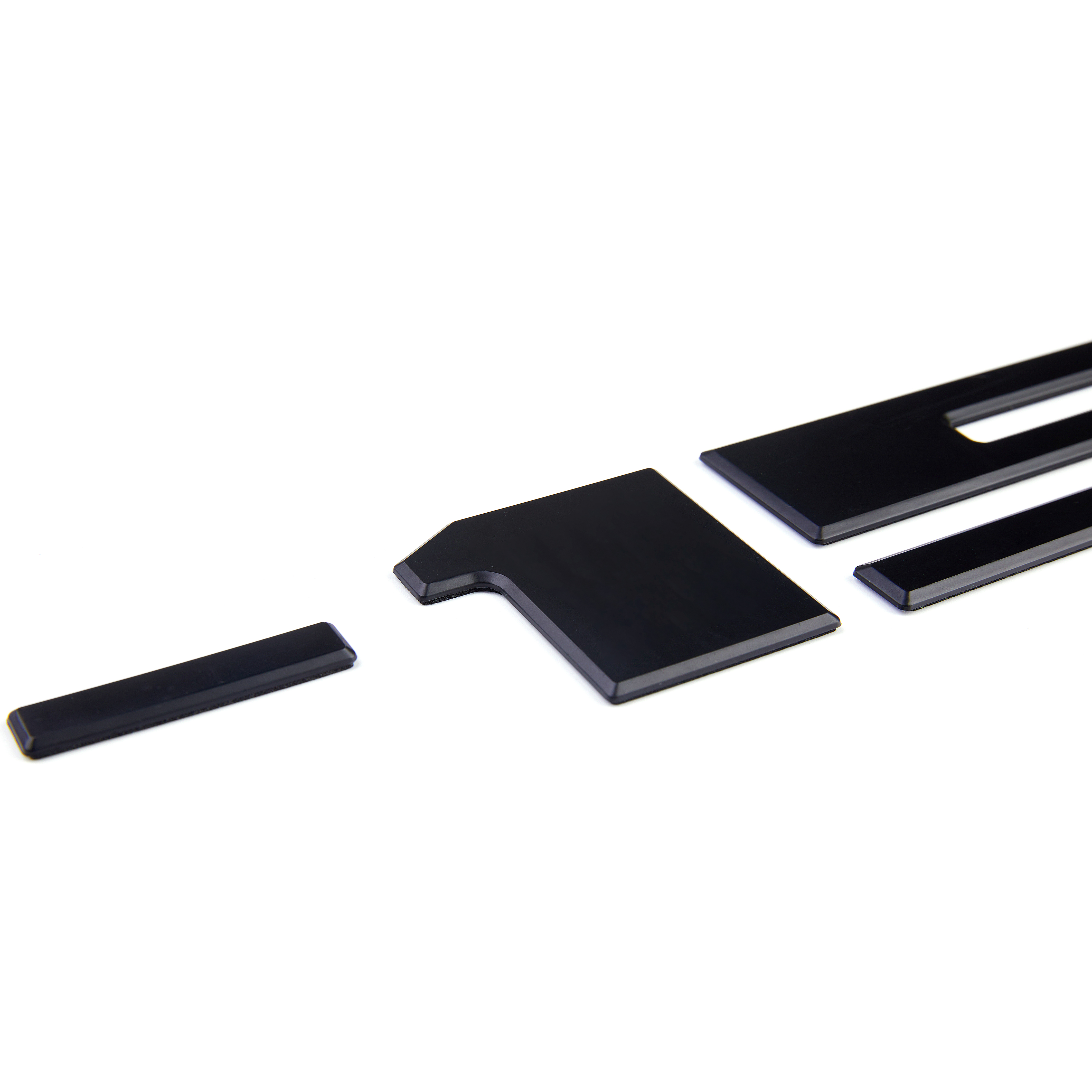 Ford F-150 2018-2020 Rear Tailgate Inserts Letters Trunk Lid emblems Badges 3D Stickers Decals Nameplate Matte Black